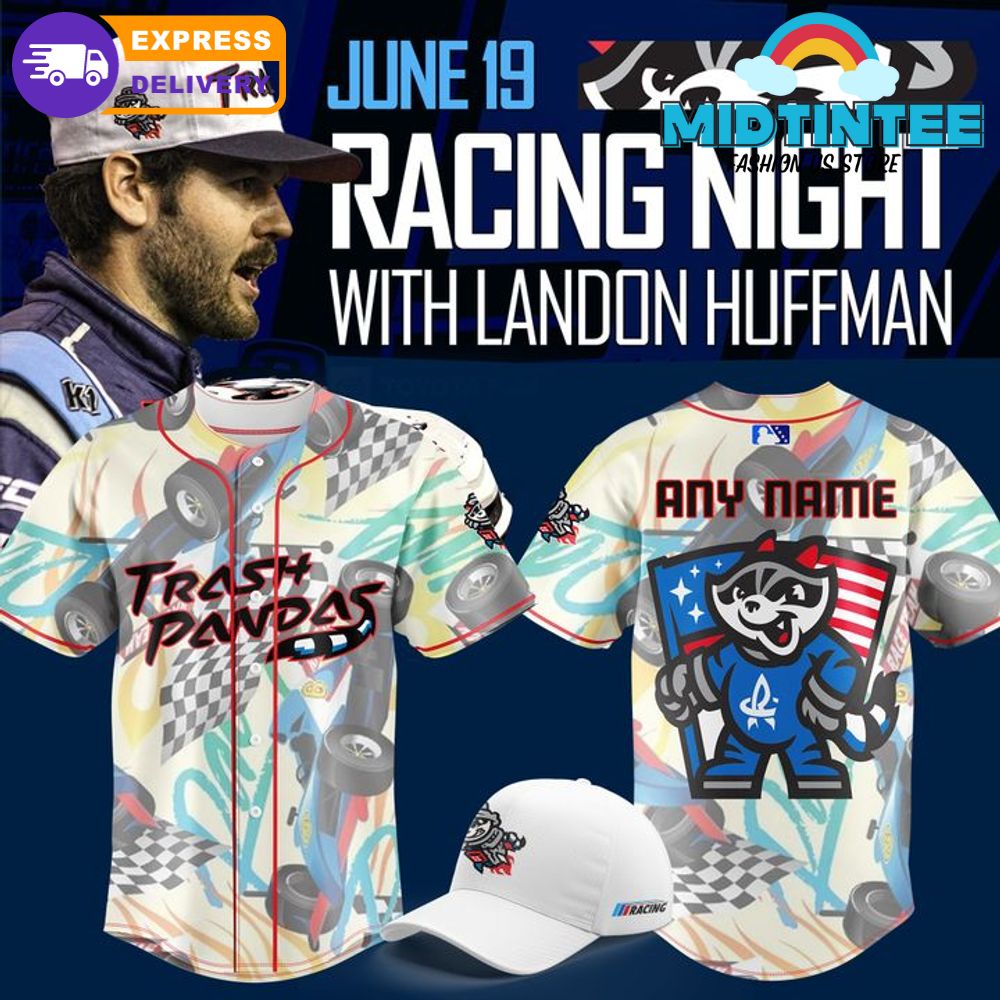 Rocket City Trash Pandas x Racing Night Baseball Jersey 2025