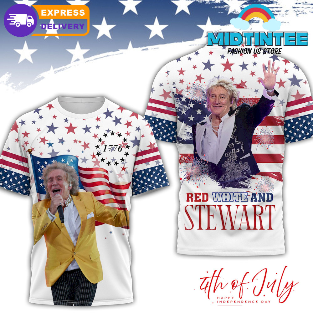 Rod Stewart Happy Independence Day 2025 Shirt