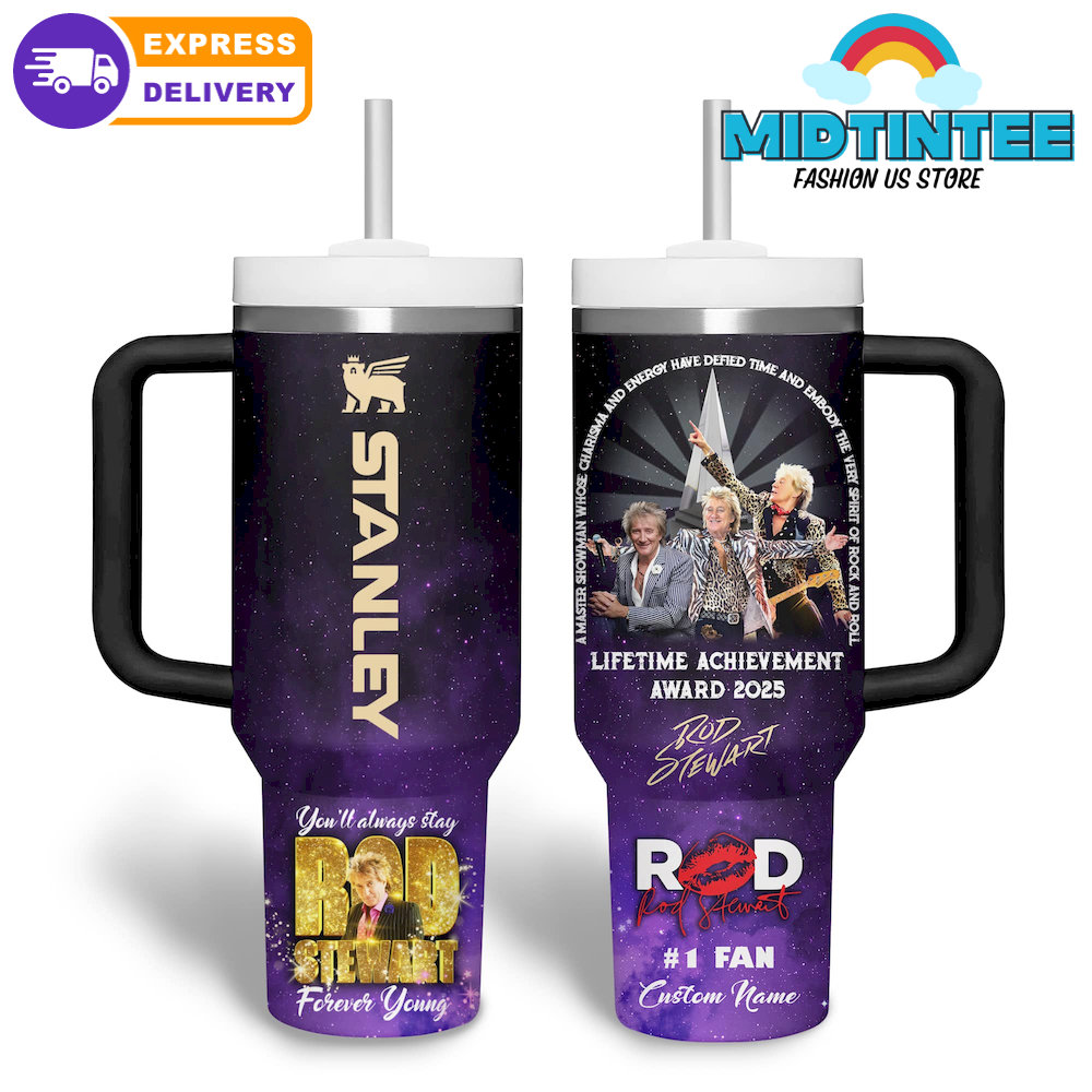 Rod Stewart Life Time Achievement Award 2025 Stanley Tumbler