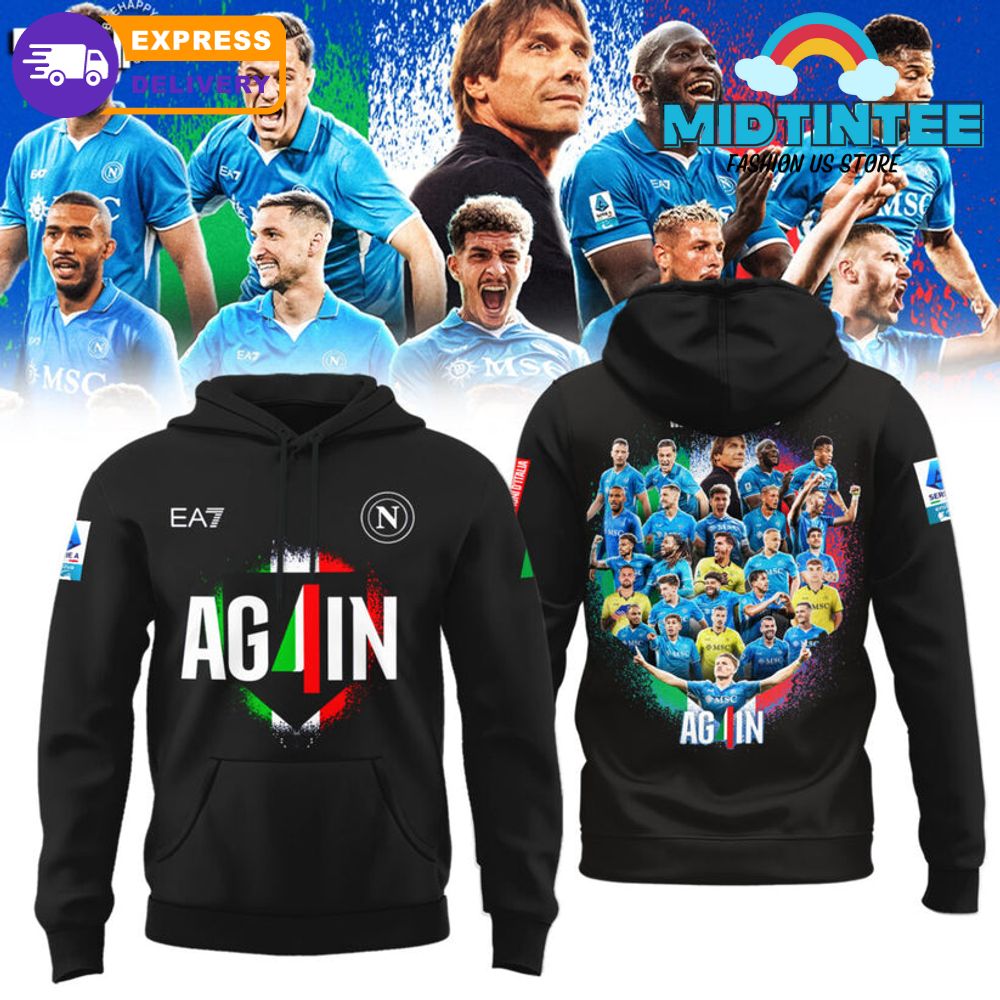 SSC Napoli Champions Serie A Limited Edition Hoodie