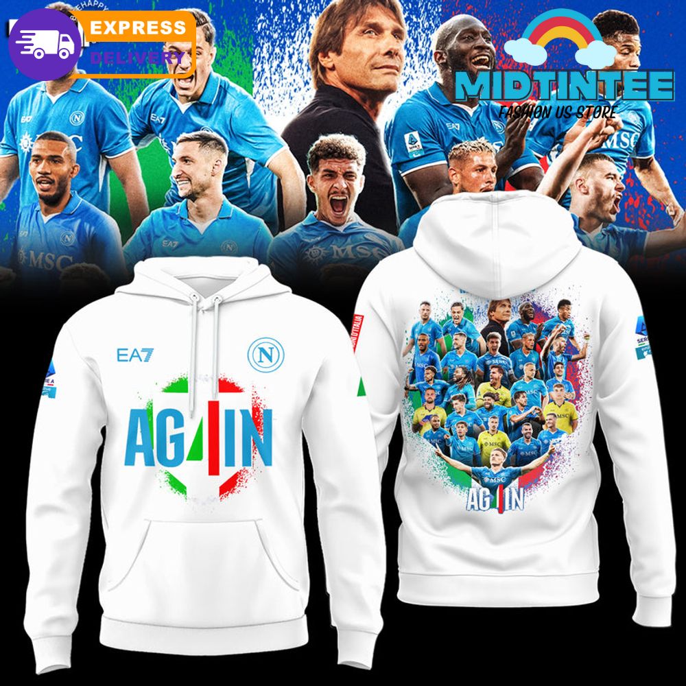 SSC Napoli We Are The Champions 2025 Hoodie