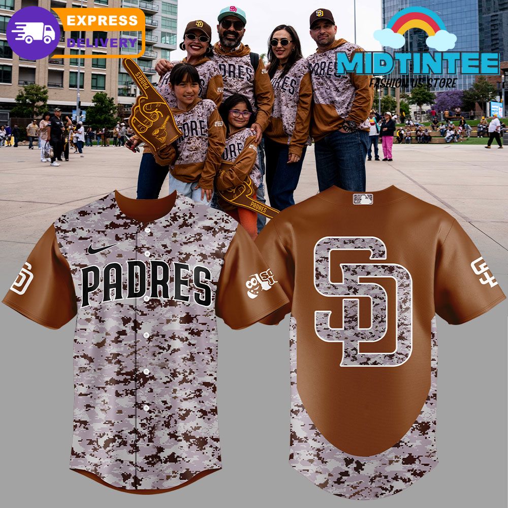 San Diego Padres Military Gift For Fans 2025 Baseball Jersey
