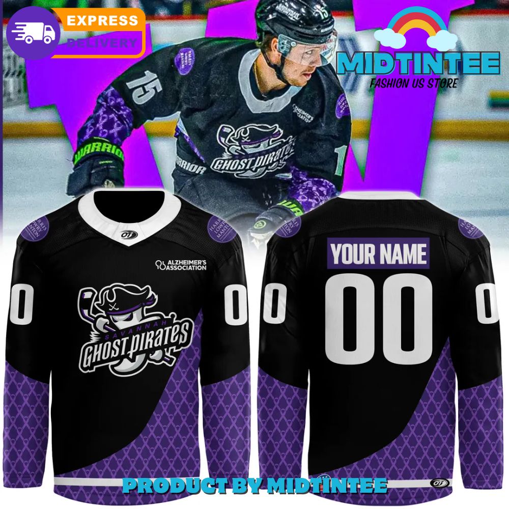 Savannah Ghost Pirates x Fight Cancer 2025 Hockey Jersey
