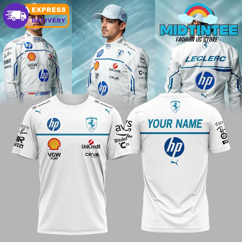 Scuderia Ferrari F1 New 2025 Custom Name Shirt