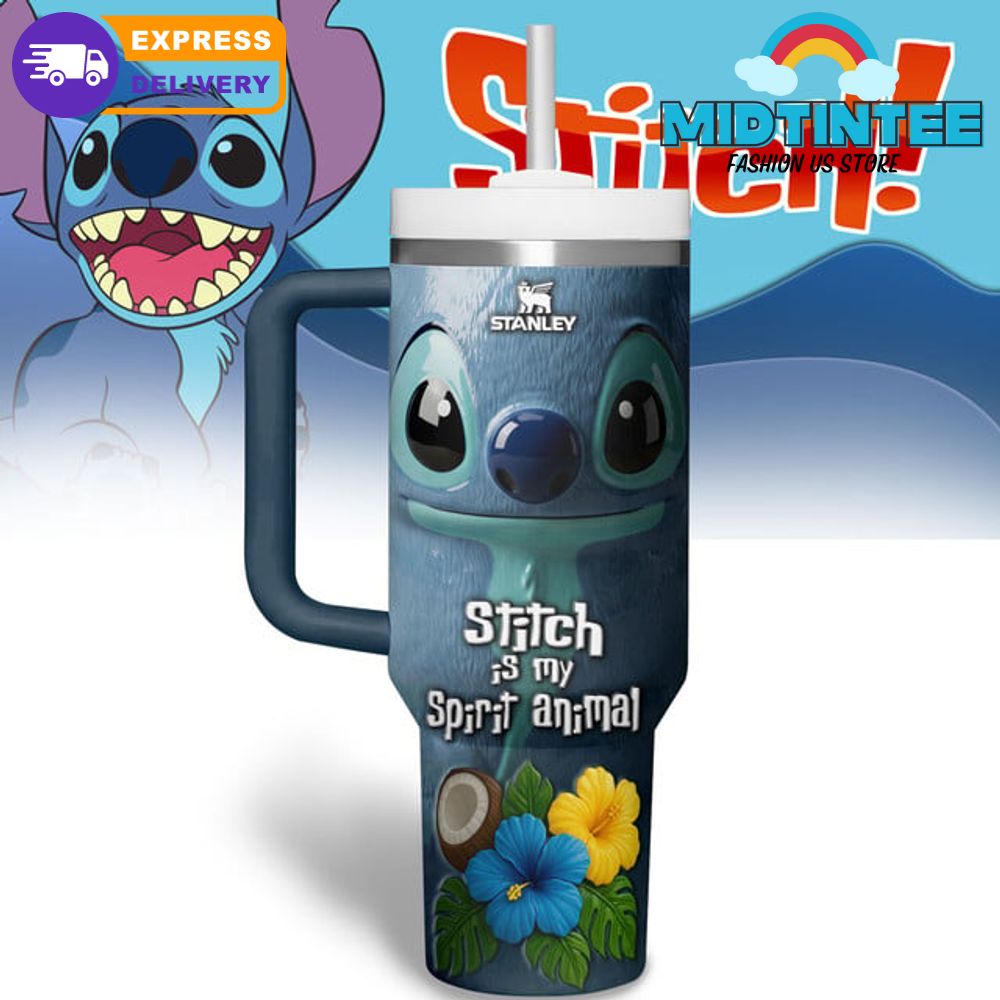 Stitch Is My Spirit Animal 2025 Special Stanley Tumbler