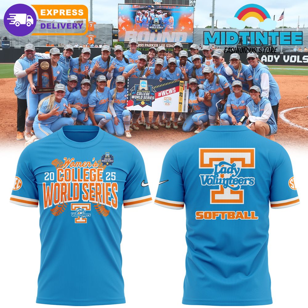 Tennessee Lady Vols 2025 NCAA Softball Women’s College World Series Shirt