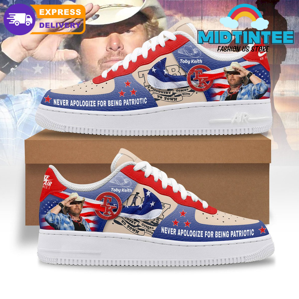 Toby Keith Happy Independence Day 2025 Nike Air Force 1