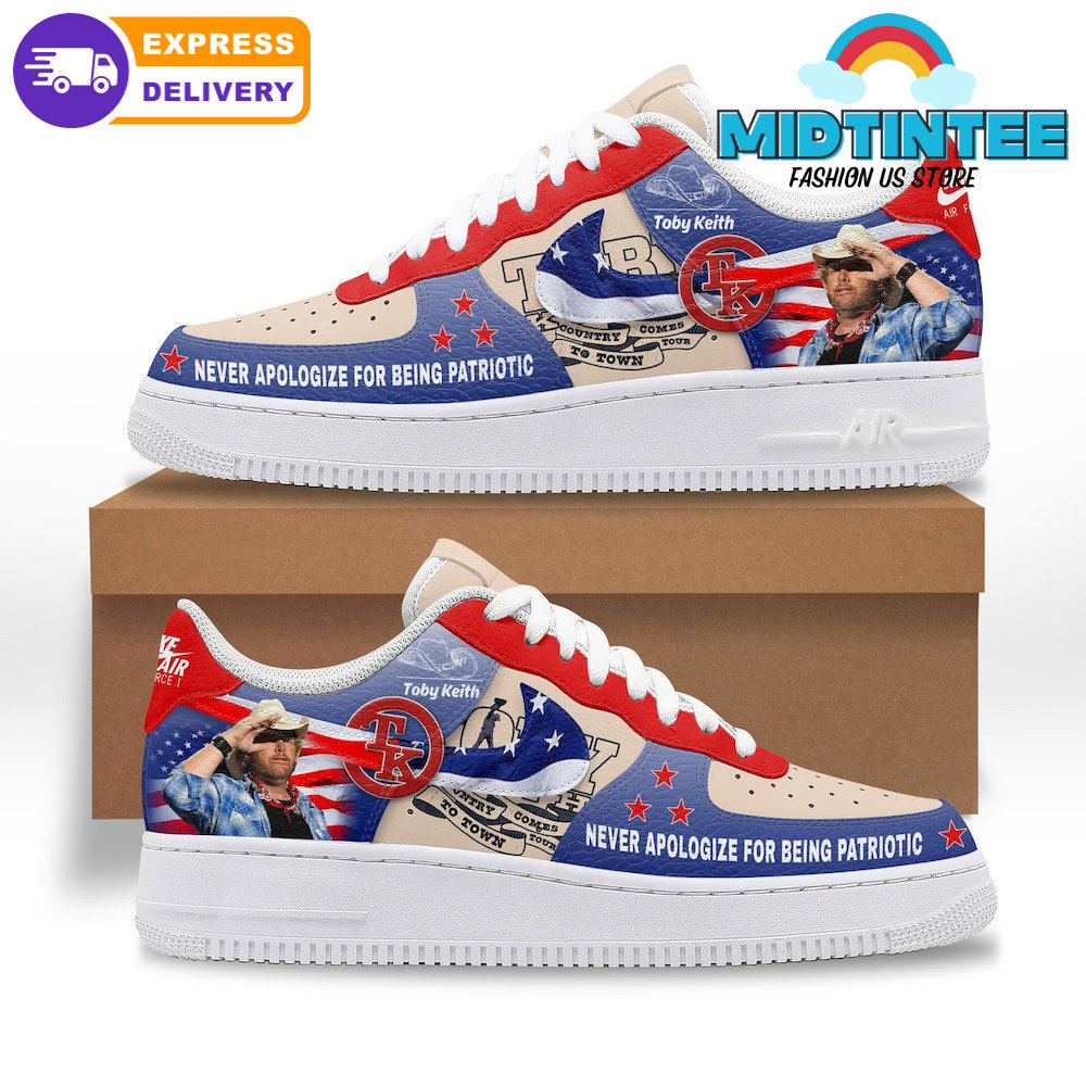 Toby Keith Happy Independence Day 2025 Nike Air Force 1