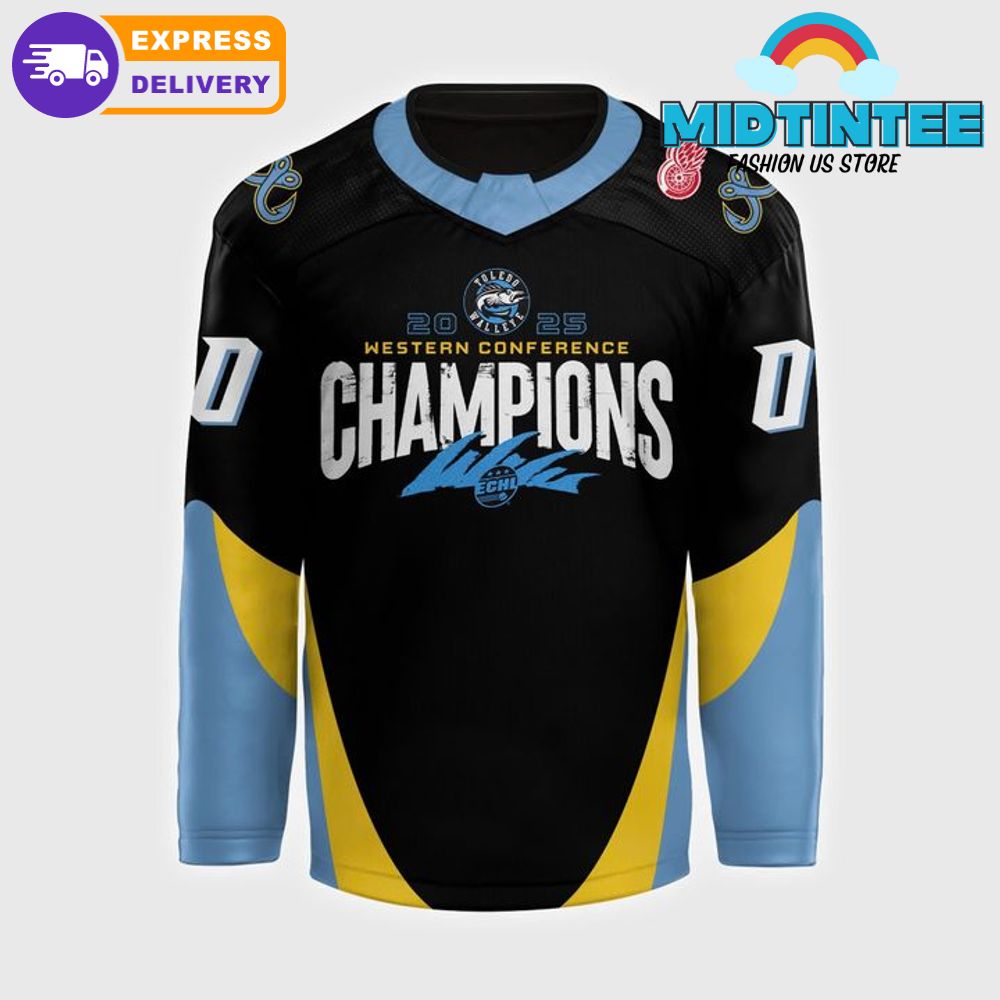 Toledo Walleye Western Conference Champions Hockey Jersey 2025