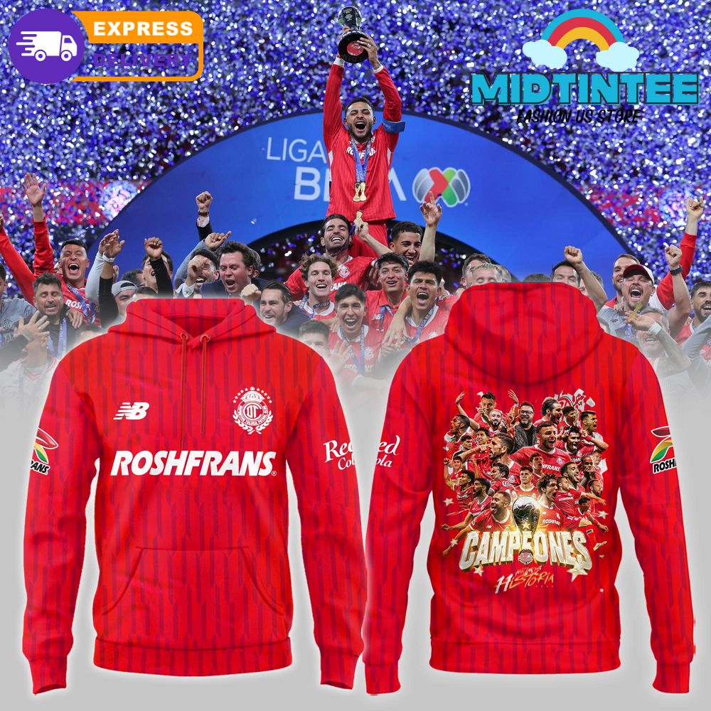 Toluca FC 2025 Clausura CAMPEONES Limited Hoodie