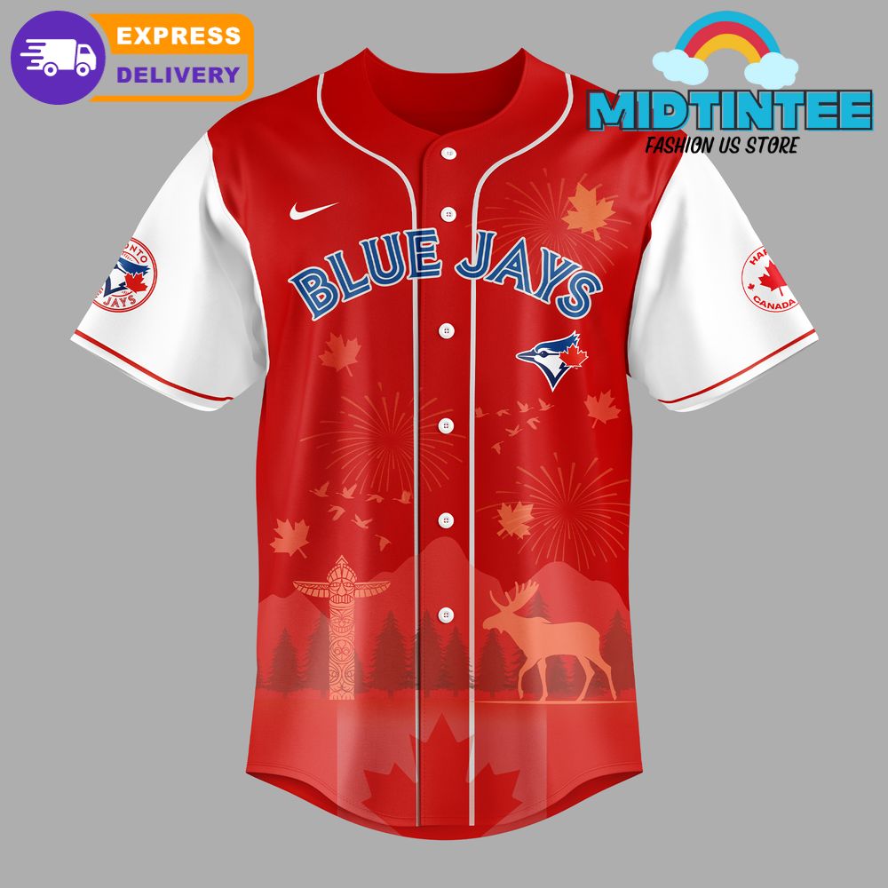 Toronto Blue Jays x Happy Canada Day 2025 Baseball Jersey