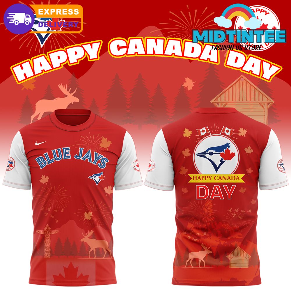Toronto Blue Jays x Happy Canada Day 2025 Shirt
