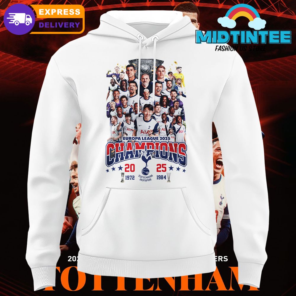 Tottenham Hotspur UEFA Europa League Champions 2025 Hoodie
