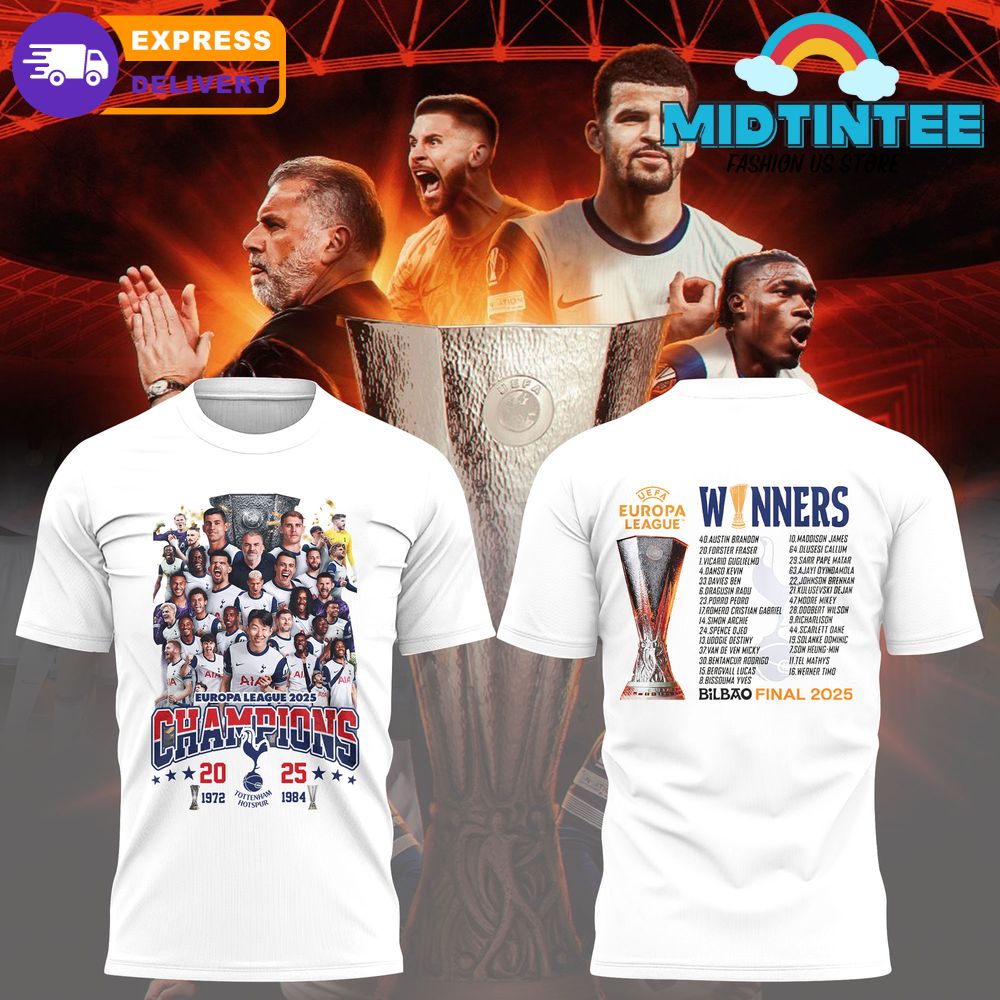 Tottenham Hotspur UEFA Europa League Champions 2025 Shirt