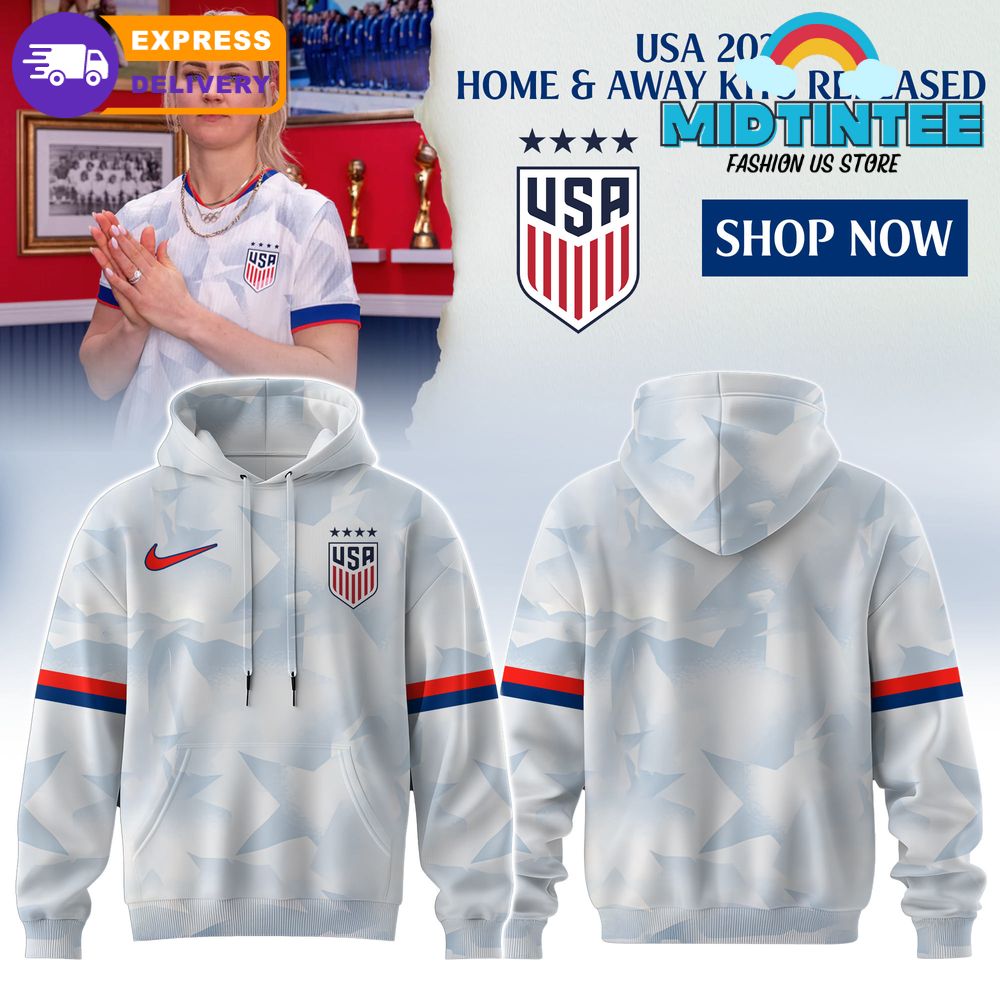 USA 2025 Brilliant Home Stadium Hoodie, Cap