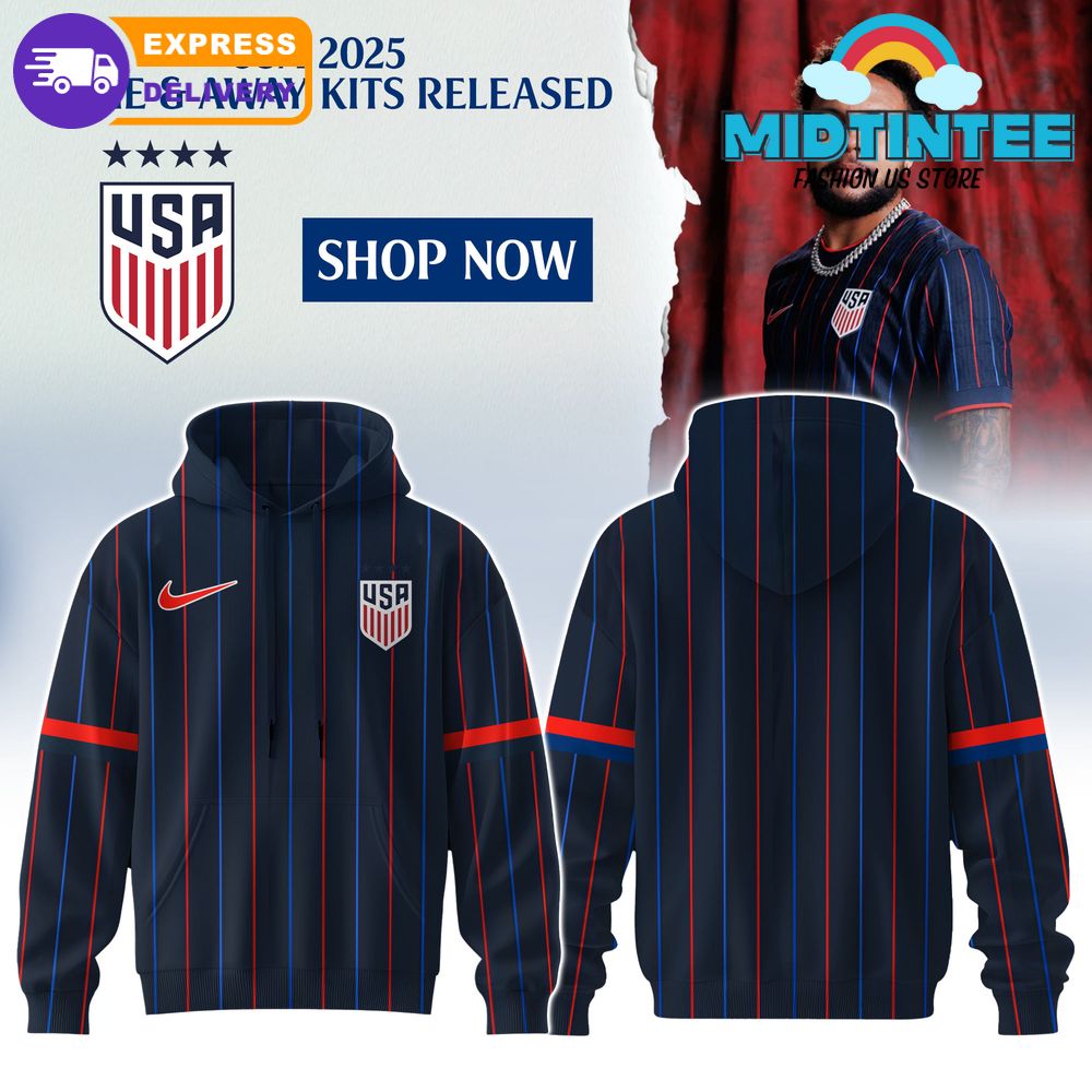 USA 2025 Heartbeat Away Stadium Hoodie, Cap