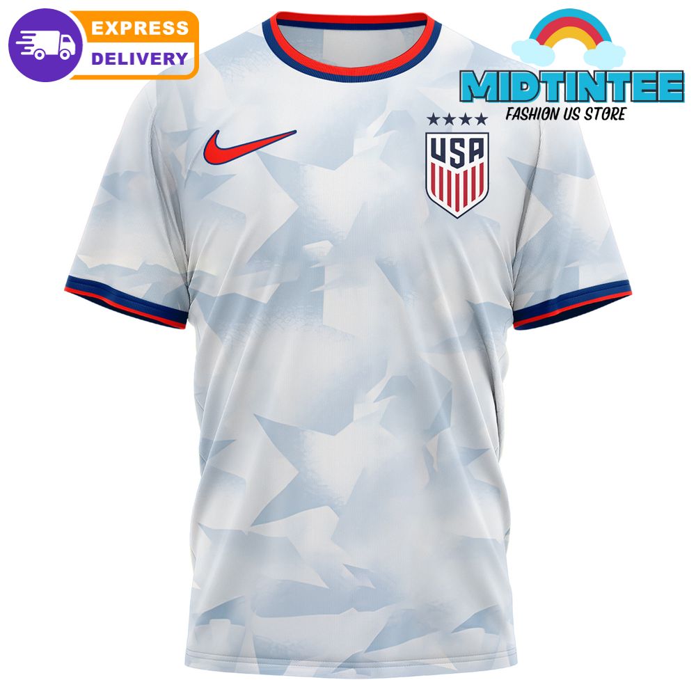 USA 2025 Personalized Brilliant Home Stadium Soccer Jersey