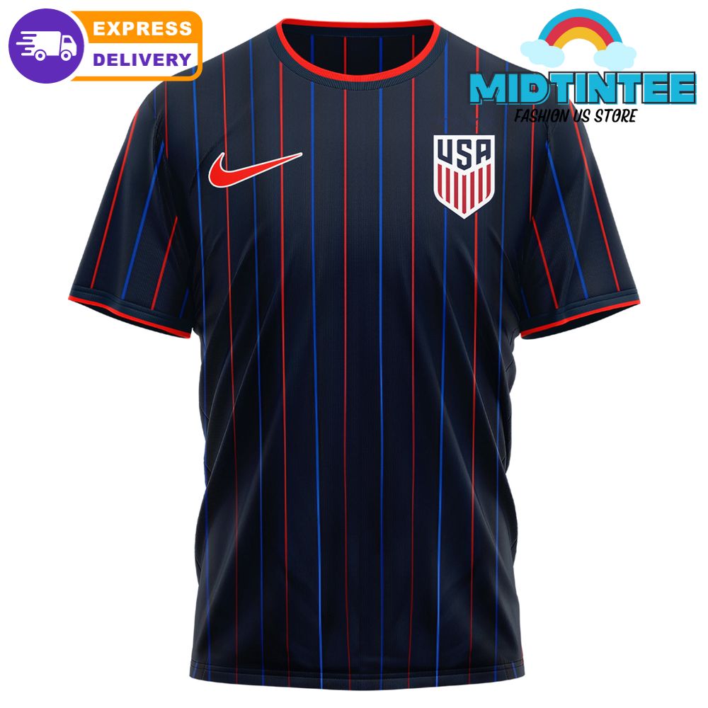 USA 2025 Personalized Heartbeat Away Stadium Soccer Jersey