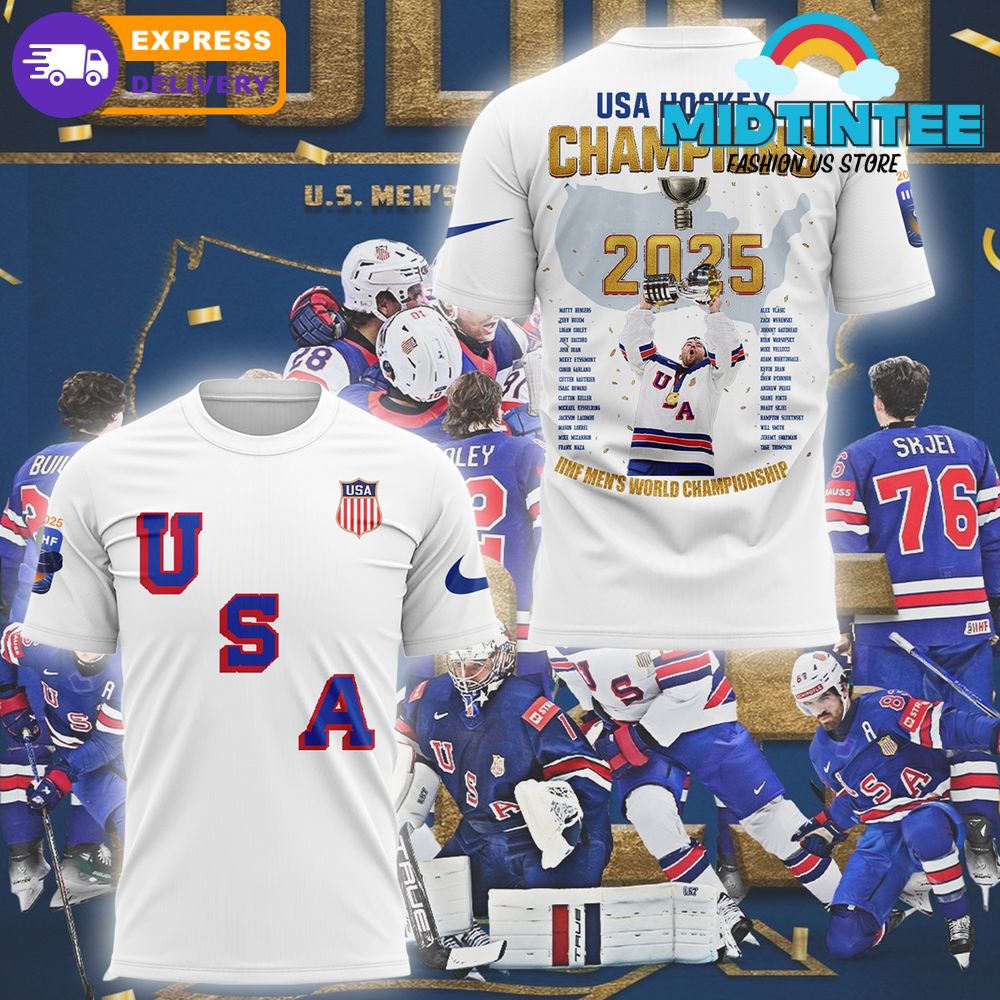 USA Hockey Champions 2025 IIHF World Championship Shirt