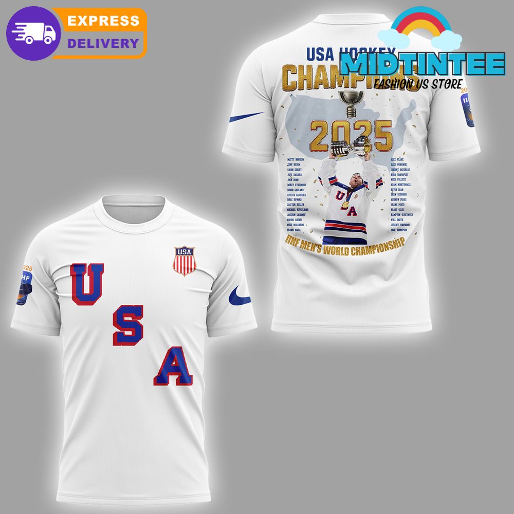 USA Hockey Champions 2025 IIHF World Championship Shirt