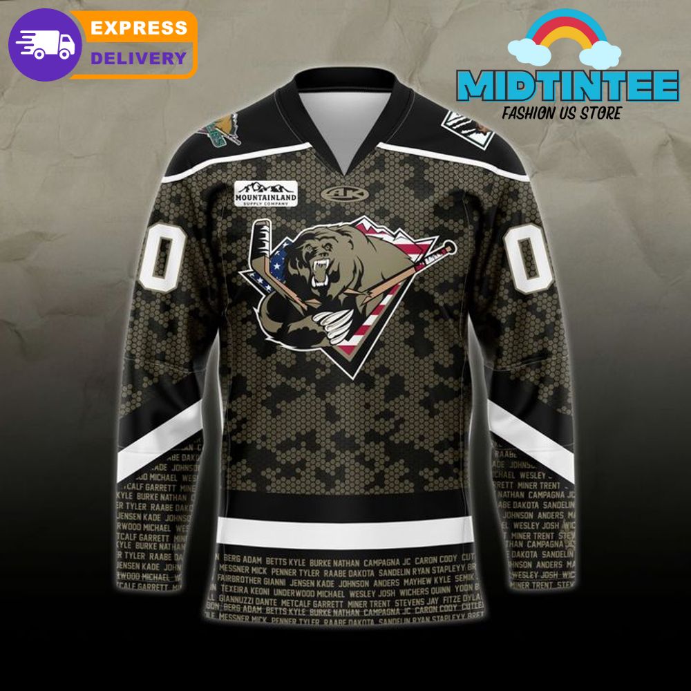 Utah Grizzlies x Military Memorial Day 2025 Hockey Jersey