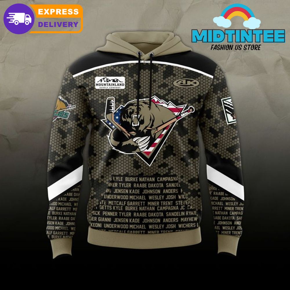 Utah Grizzlies x Military Memorial Day 2025 Hoodie Set
