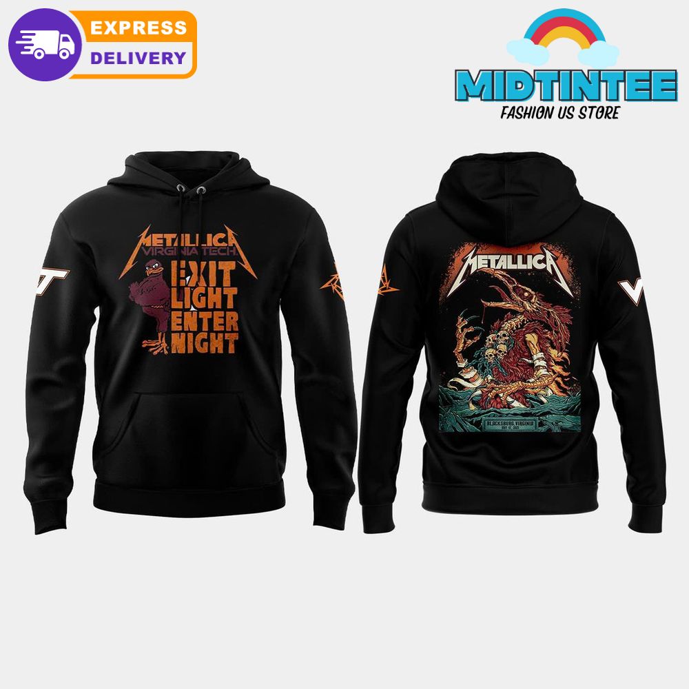 Virginia Tech x Metallica 2025 Limited Edition Hoodie Set