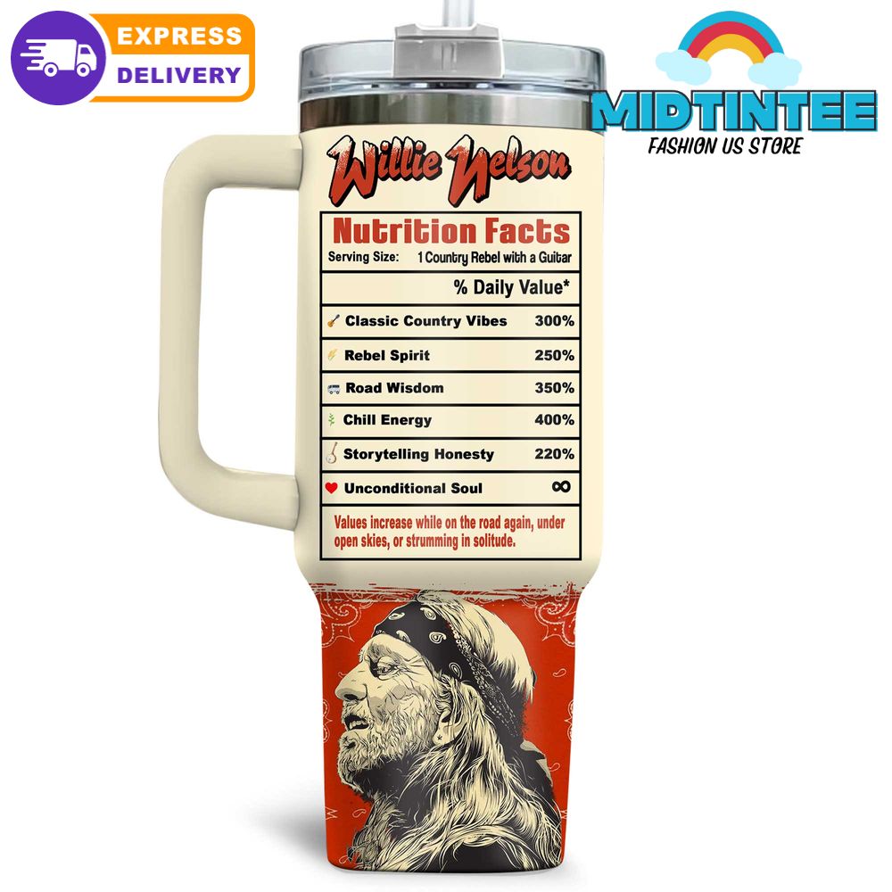 Willie Nelson New Years Eve Special Stanley Tumbler