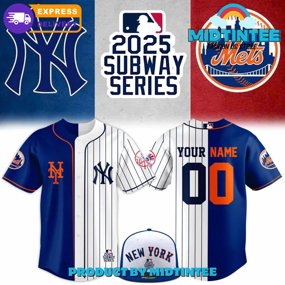 Yankees x Mets MLB 2025 Subway Series Baseball Jersey