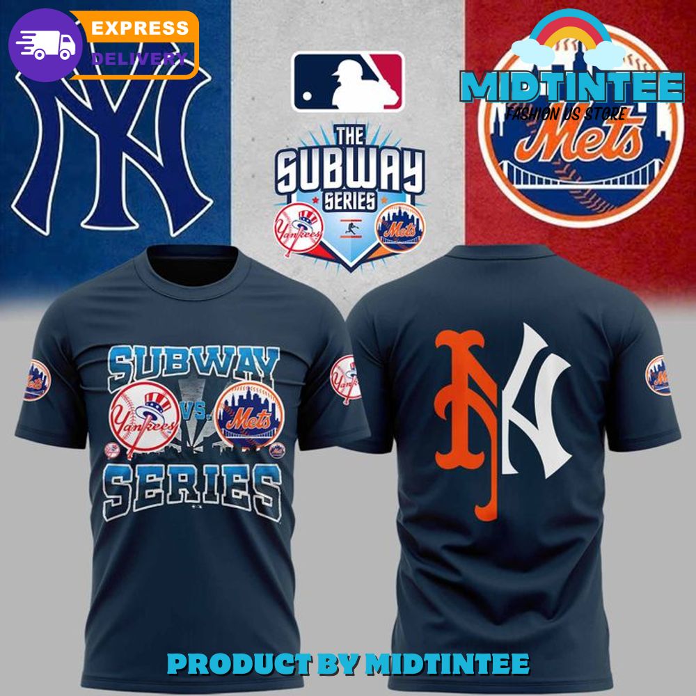 Yankees x Mets MLB 2025 Subway Series Shirt