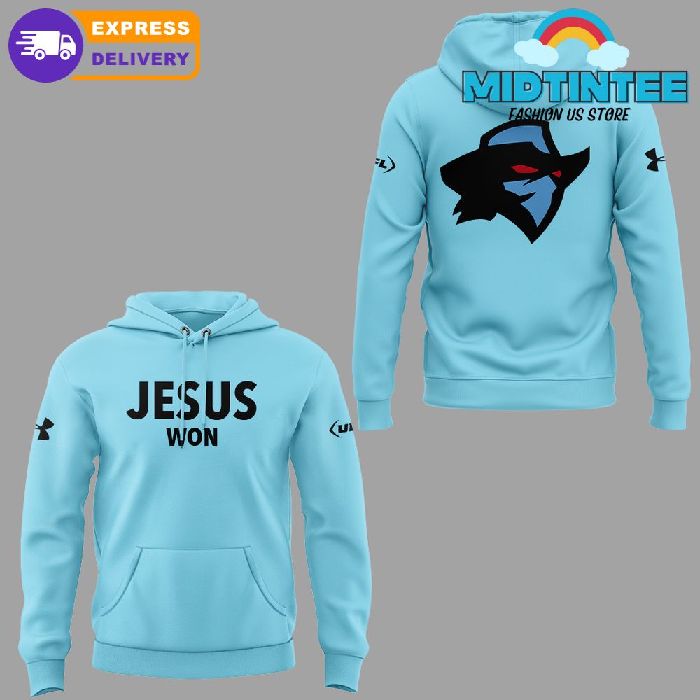 Arlington Renegades x Jesus Won 2025 Special Blue Hoodie Set