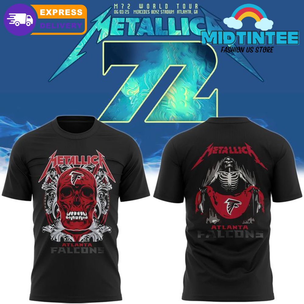 Atlanta Falcons x Metallica M72 World Tour 2025 Shirt
