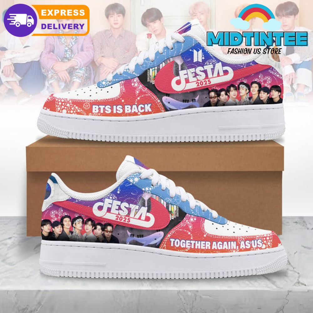 BTS Is Back Festa 2025 Together Again Nike Air Force 1