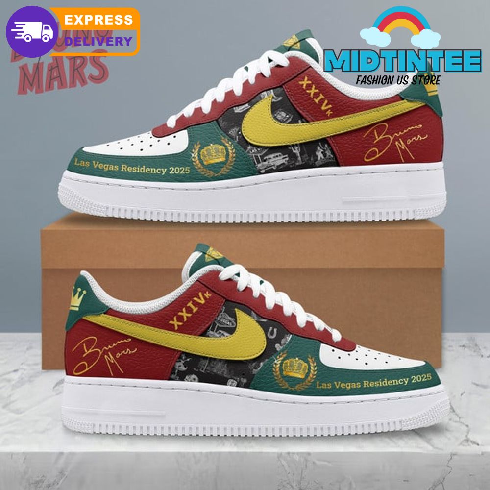 Bruno Mars Las Vegas Residency 2025 Nike Air Force 1