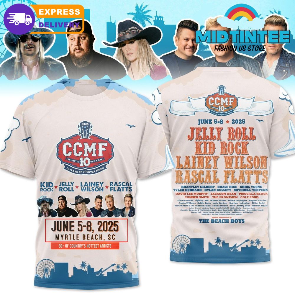 Carolina Country Music Fest 10 Year Of Country Music Shirt 2025