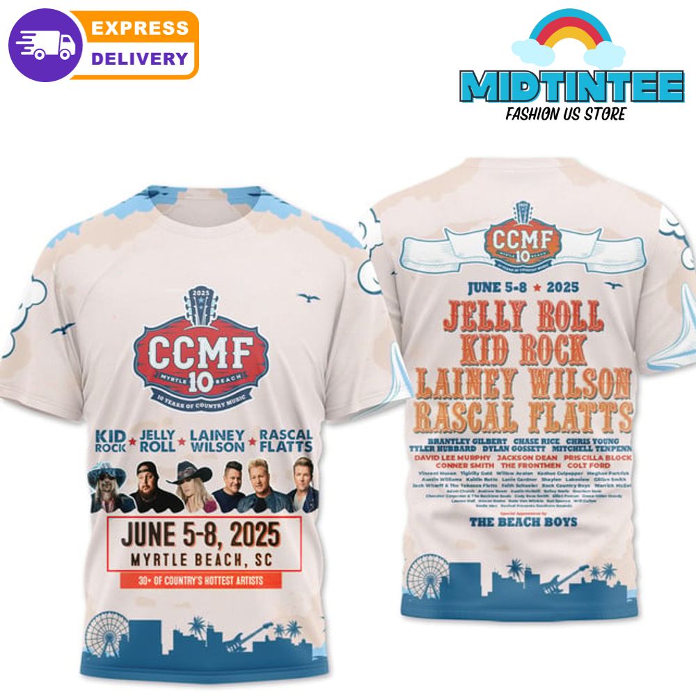 Carolina Country Music Fest 10 Year Of Country Music Shirt 2025