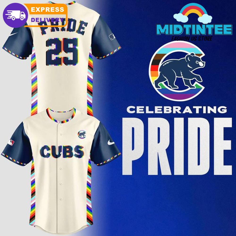 Chicago Cubs MLB Pride Night 2025 Baseball Jersey