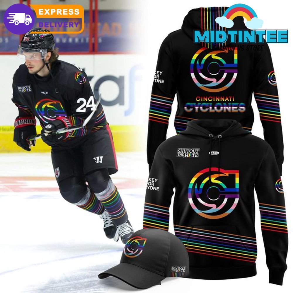 Cincinnati Cyclones x Pride Month Hoodie Set 2025