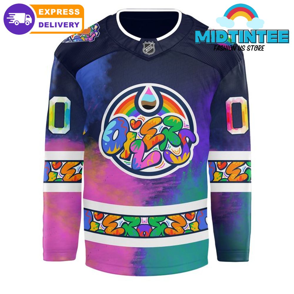 Edmonton Oilers x 2025 Pride Month Limited Edition Hockey Jersey