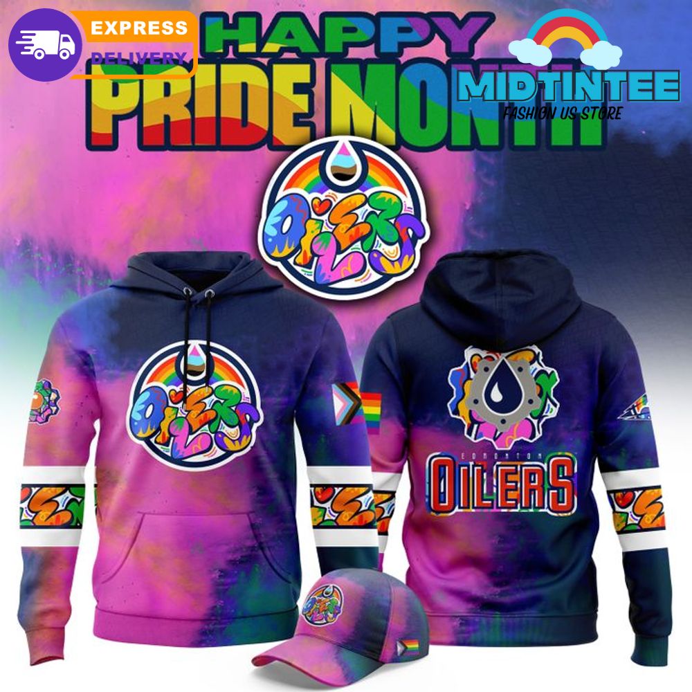 Edmonton Oilers x 2025 Pride Month Limited Edition Hoodie Set