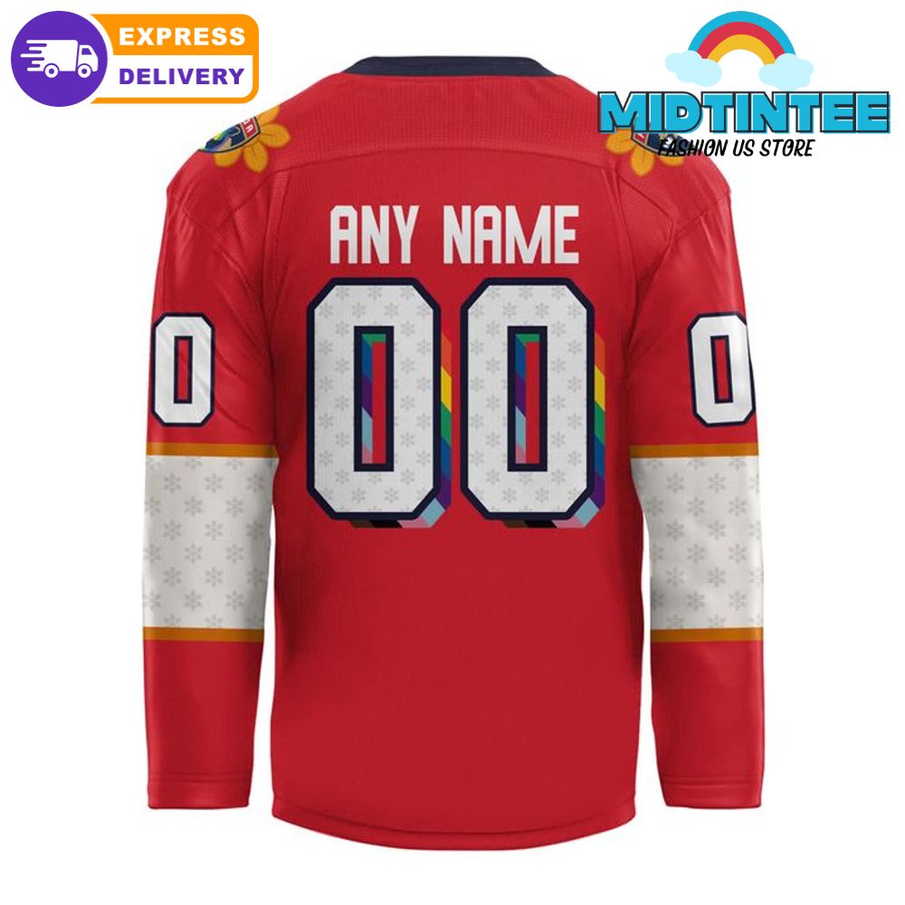 Florida Panthers x 2025 Pride Month Personalized Hockey Jersey