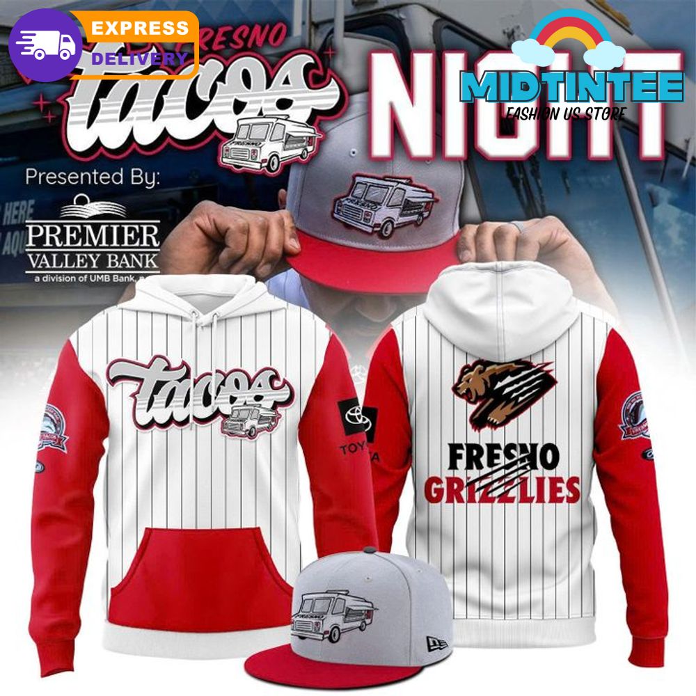 Fresno Grizzlies 10th Anniversary of Tacos Hoodie Set