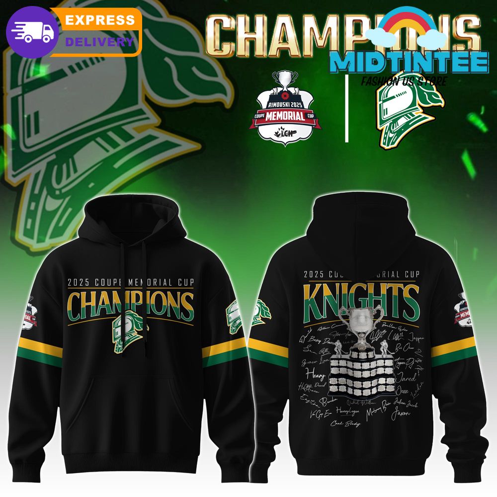 London Knights Champions Memorial Cup 2025 Hoodie Set