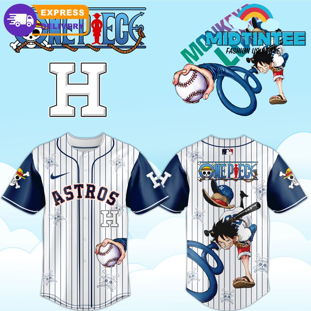 MLB Houston Astros x One Piece Limited Baseball Jersey 2025