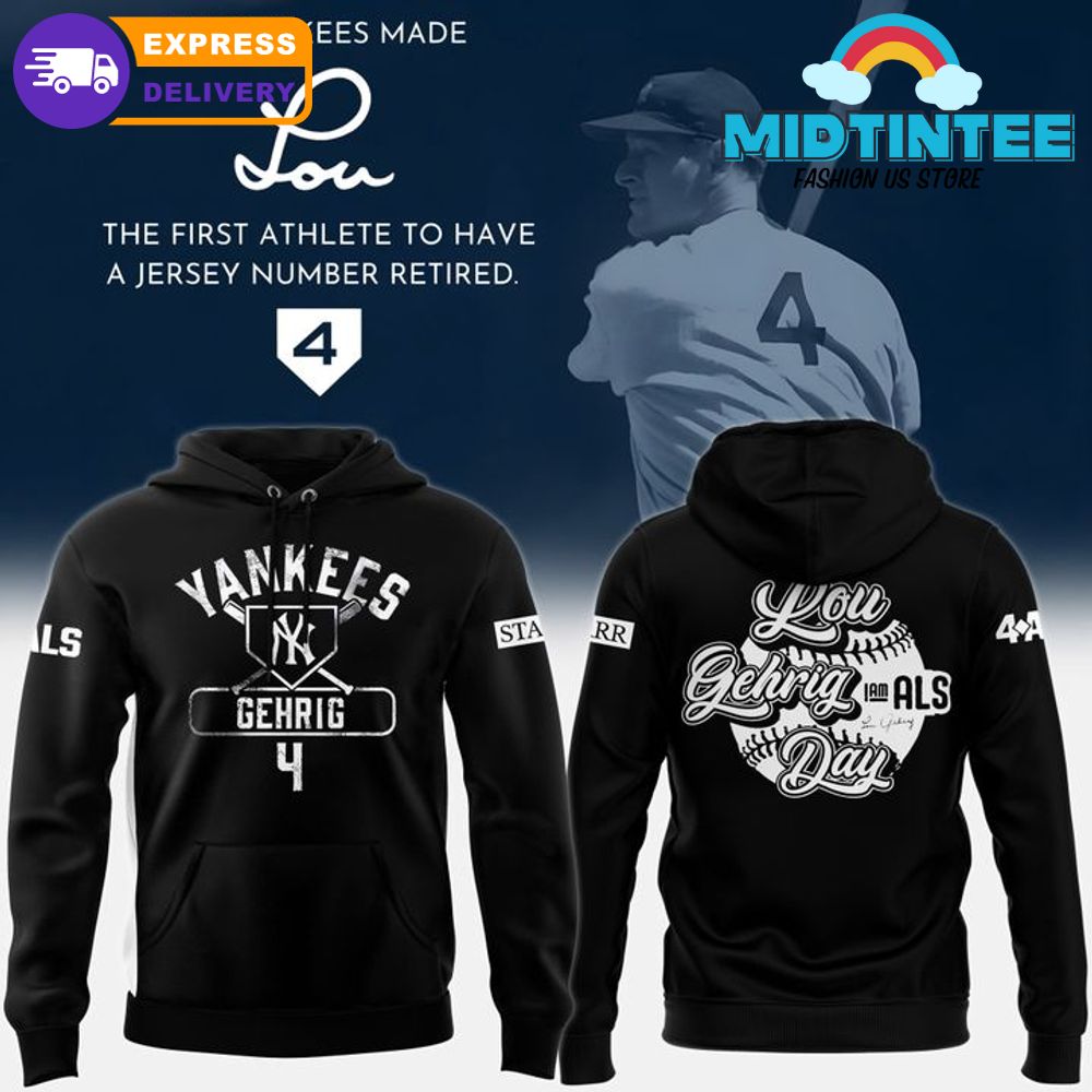 New York Yankees x Lou Gehrig Day Pullover Signature Hoodie Set