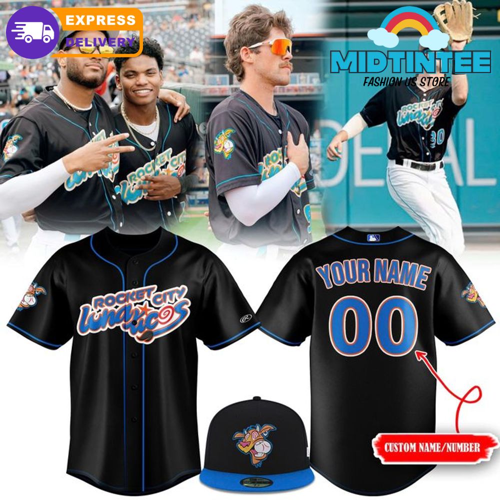 Rocket City Trash Pandas x Lunaticos Baseball Jersey 2025