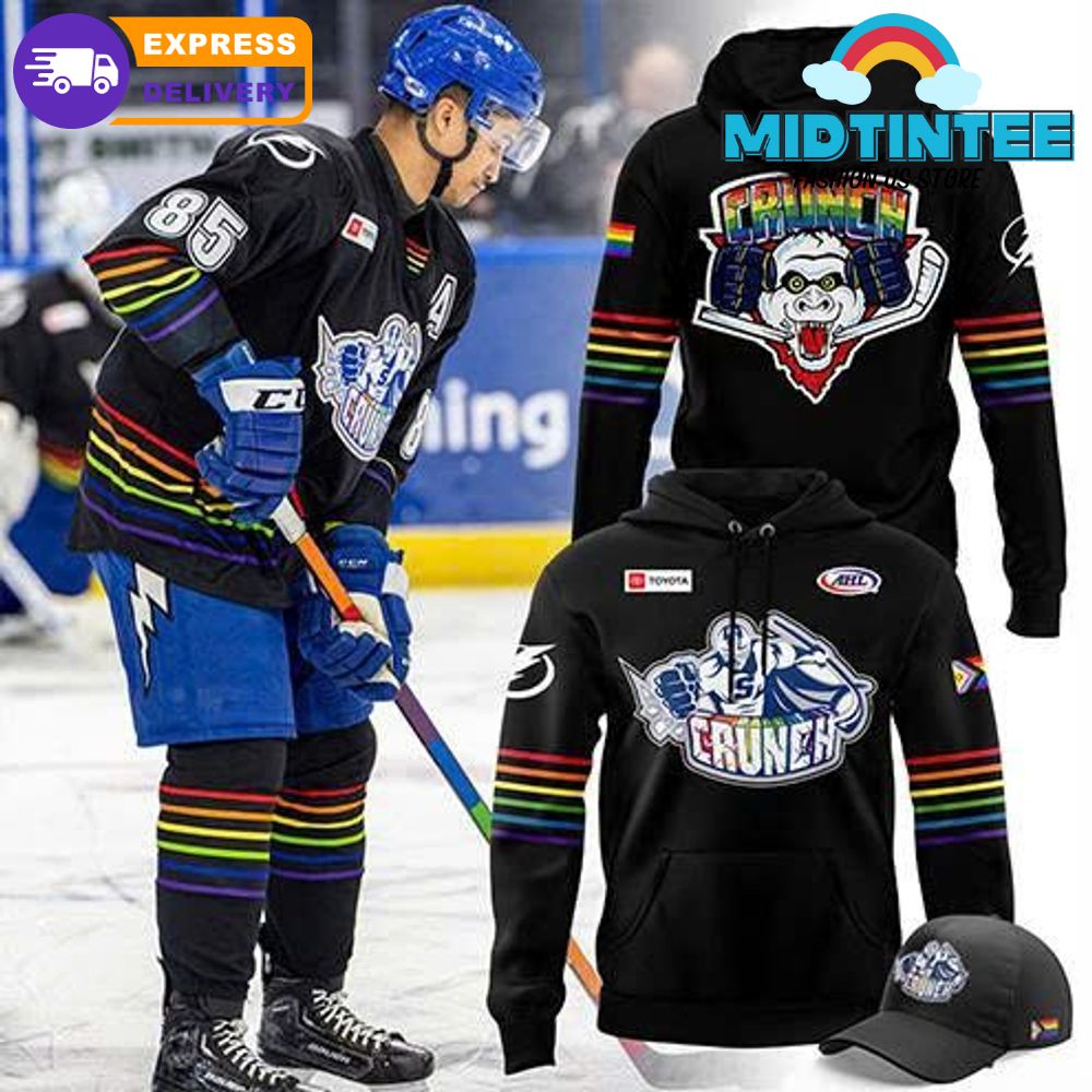 Syracuse Crunch x Pride Month Hoodie Set 2025 Black