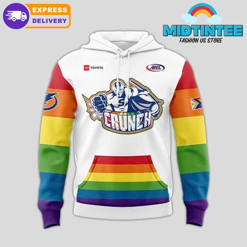 Syracuse Crunch x Pride Month Hoodie Set 2025 White