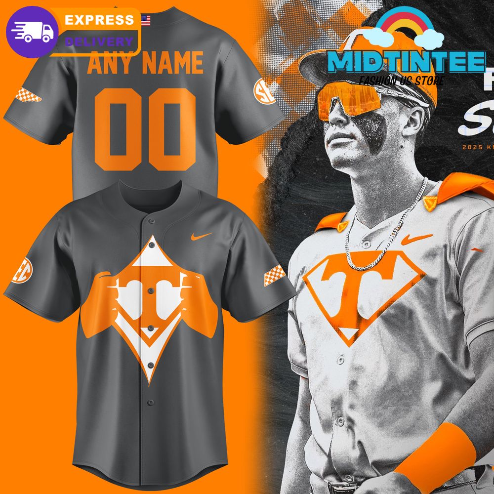 Tennessee Baseball Feelin’ Super 2025 Knoxville Regional Champions Jersey