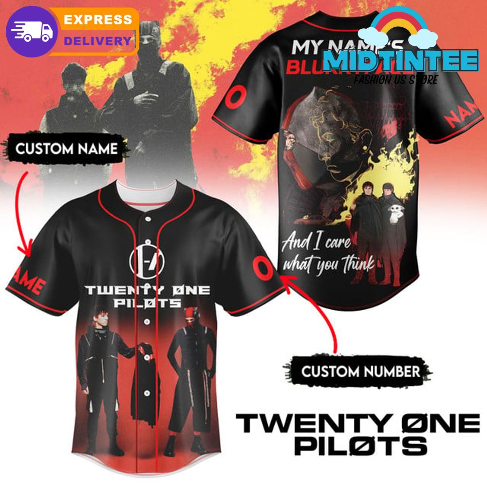 Twenty One Pilots My Names Blurryface Premium Baseball Jersey
